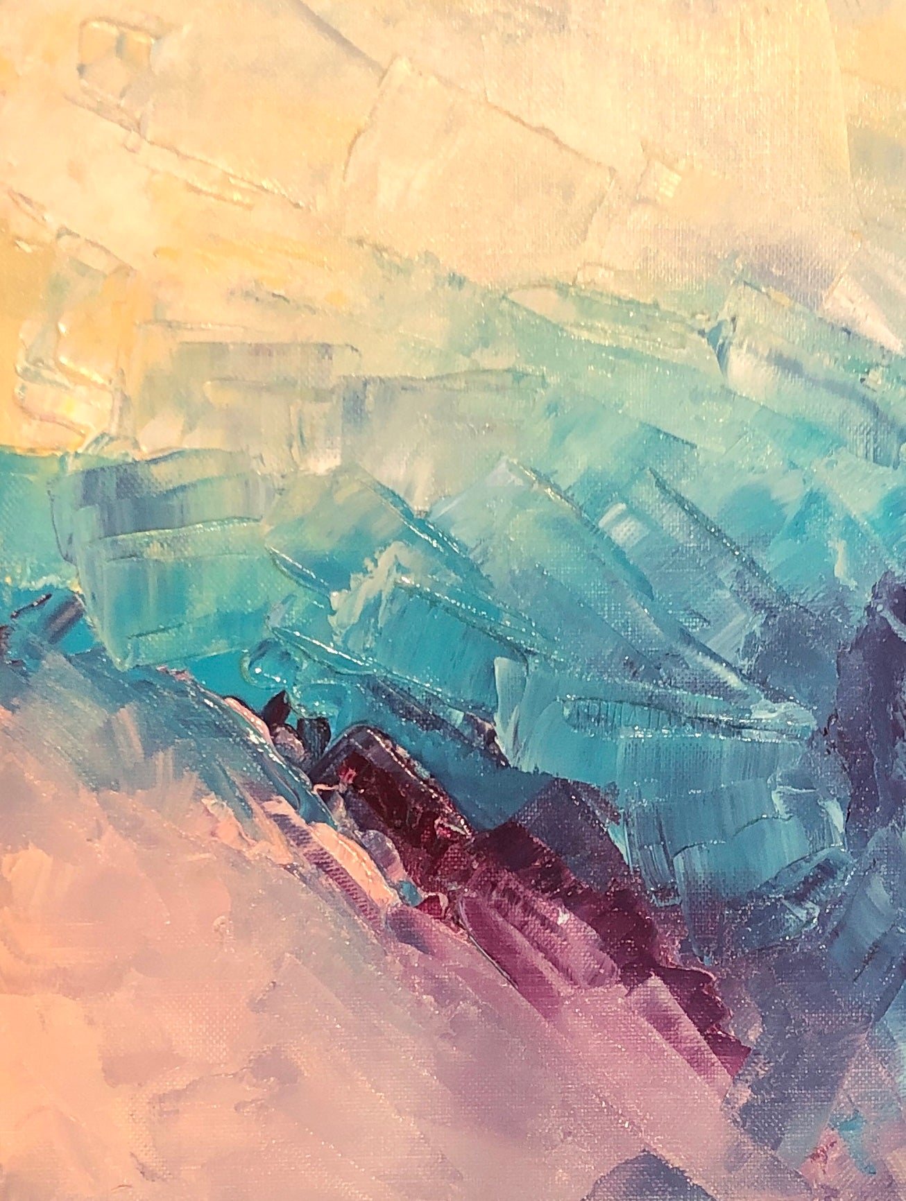 Breath me in - Original Oil Abstract Painting
