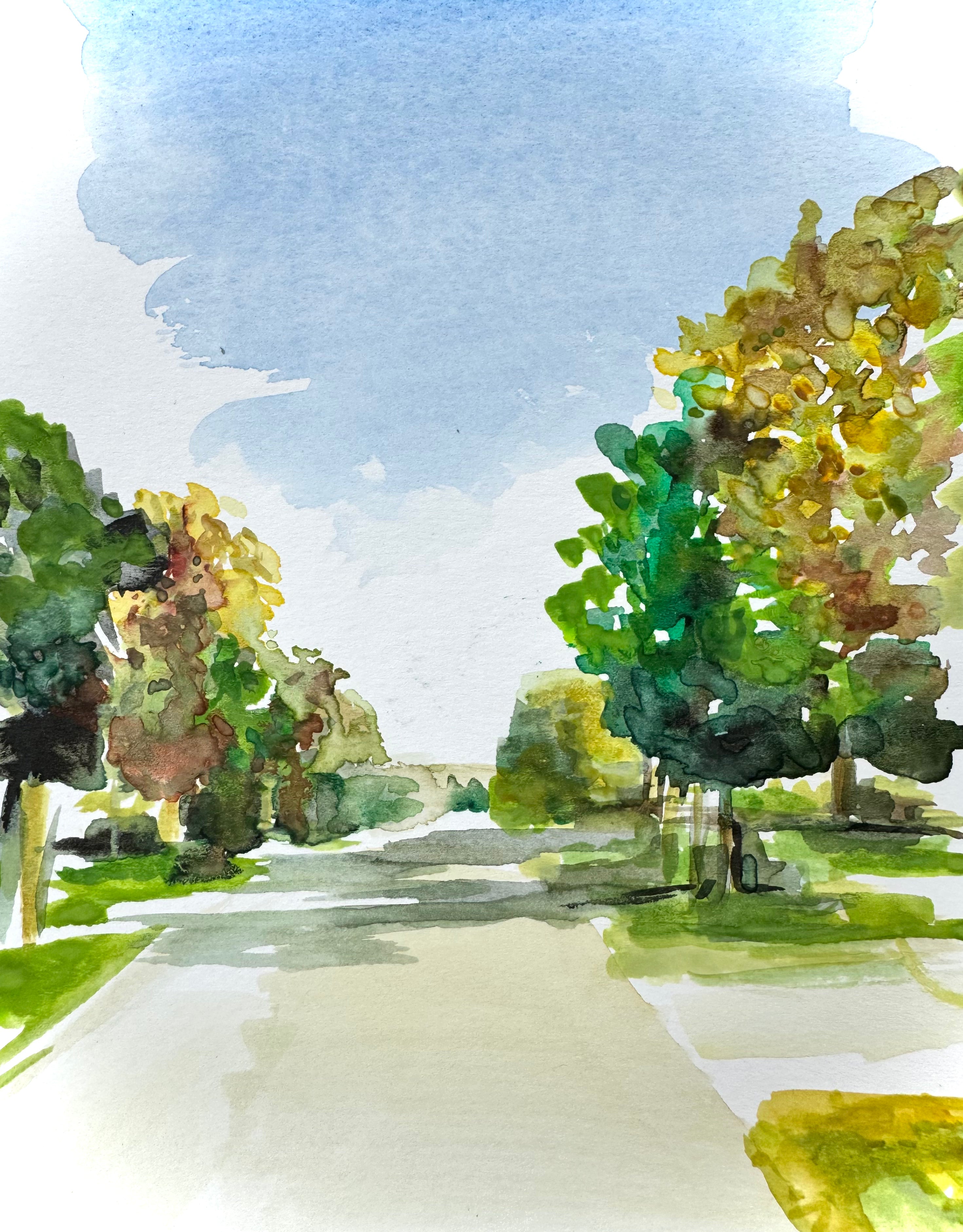 MY NEIGHBOURHOOD, Original watercolour offers