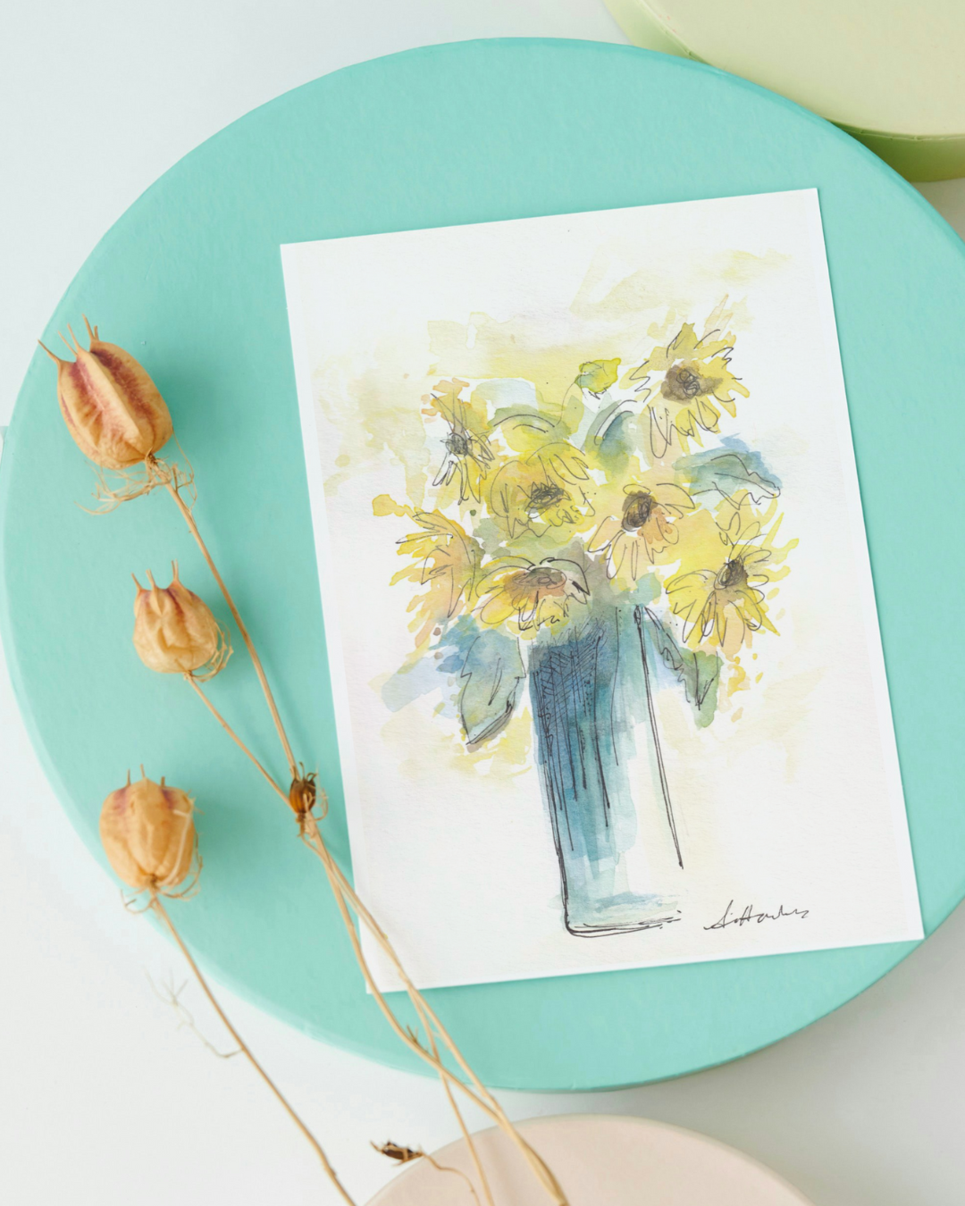 Greeting Card - Sunflowers and sunshine