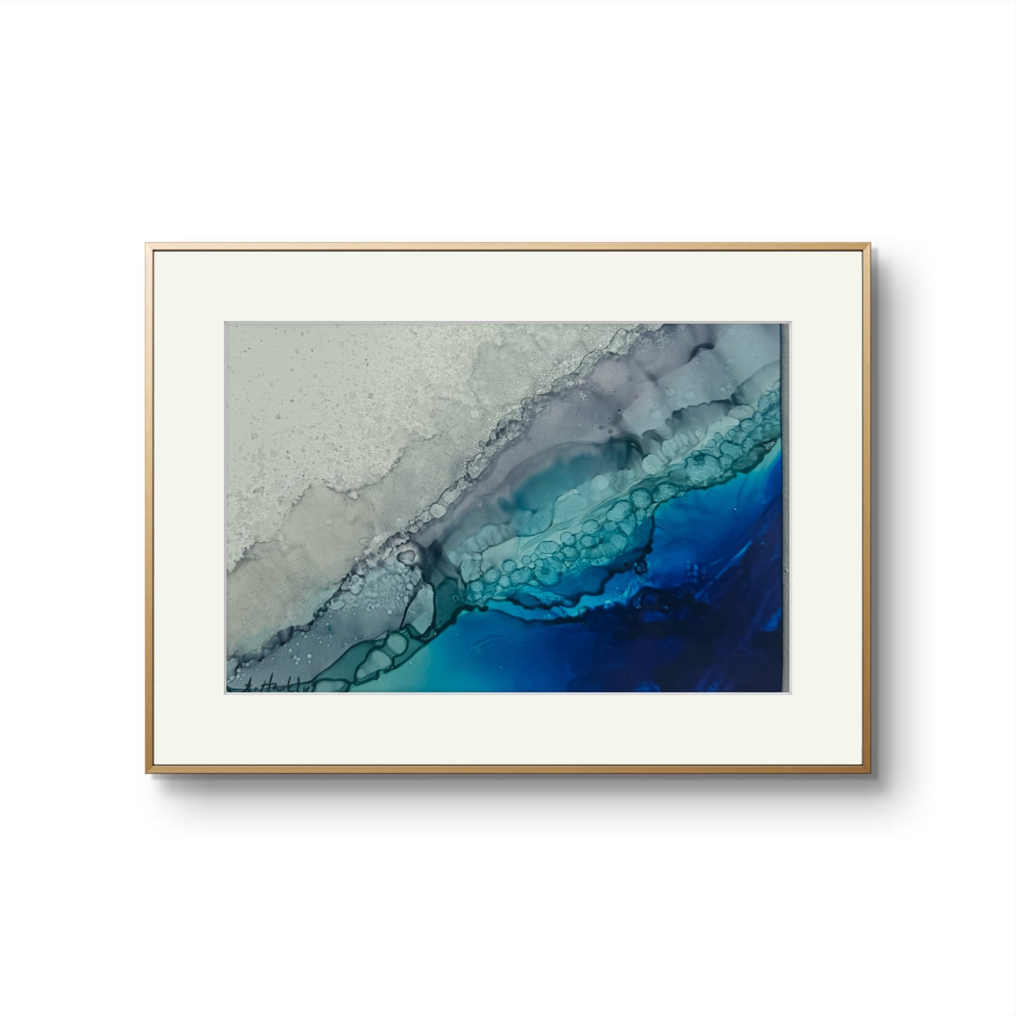 Underwater - Original Alcohol Ink Painting