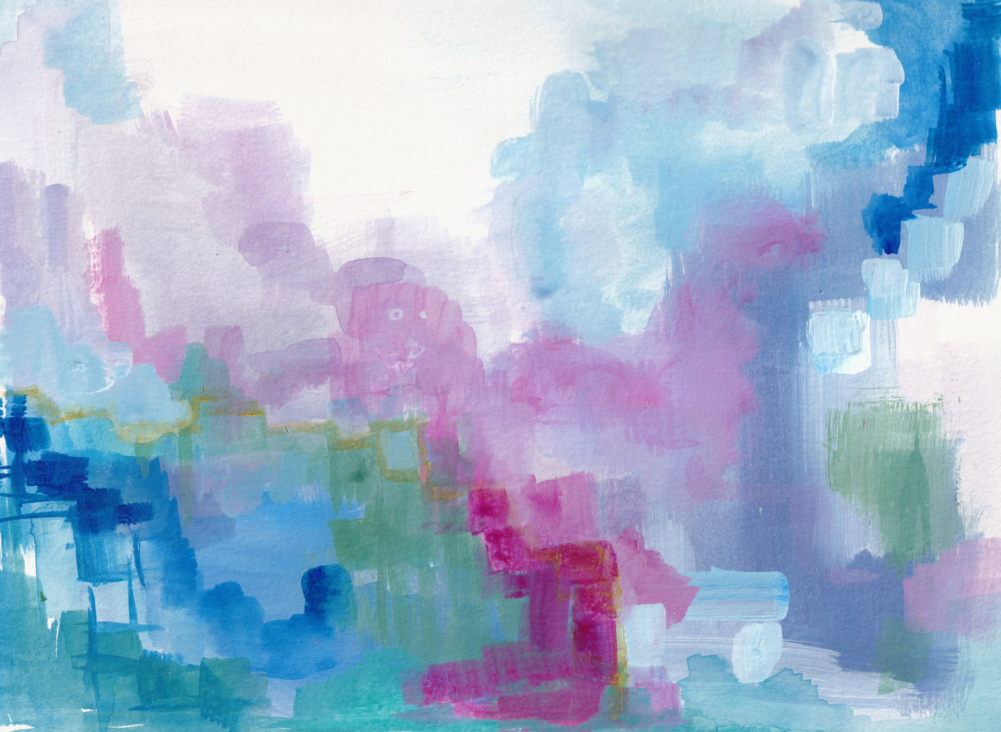 Positive Spin - Original Acrylic Painting